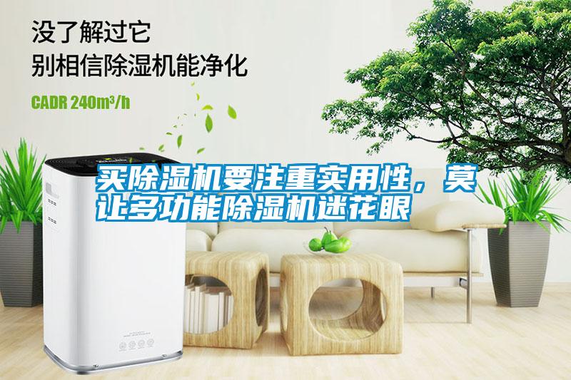 买除湿机要注重实用性，莫让多功能除湿机迷花眼