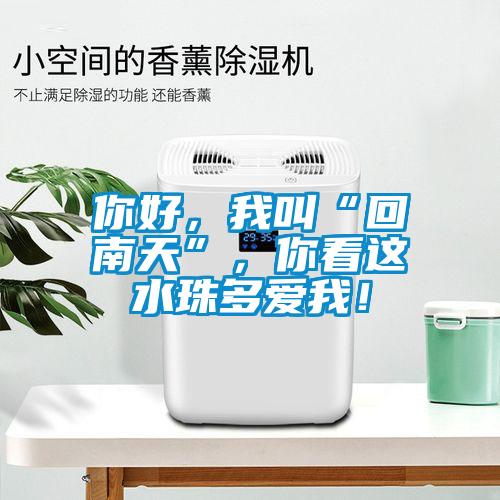 你好，我叫“回南天”，你看这水珠多爱我！
