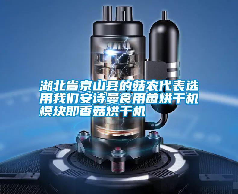 湖北省京山县的菇农代表选用我们安诗曼食用菌烘干机?？榧聪愎胶娓苫?/></p>
						    <p style=