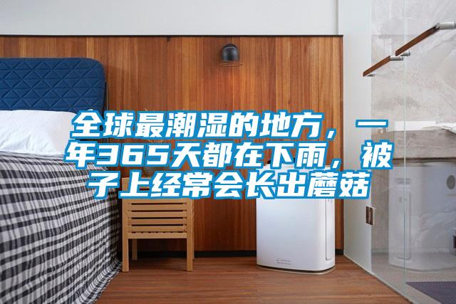全球最潮湿的地方，一年365天都在下雨，被子上经?；岢こ瞿⒐?/></p>
						    <p style=