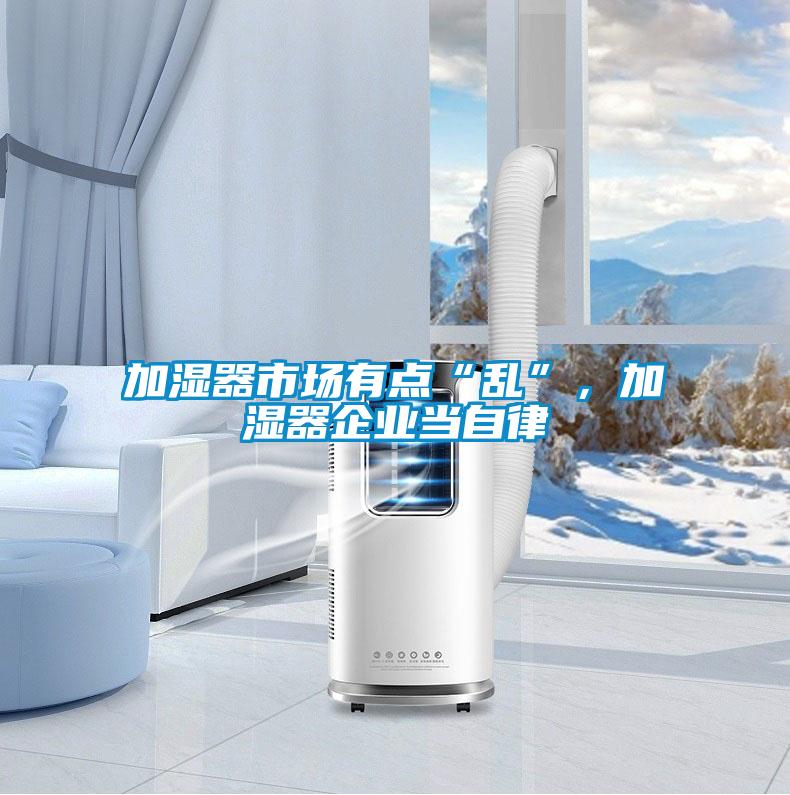 加湿器市场有点“乱”，加湿器企业当自律