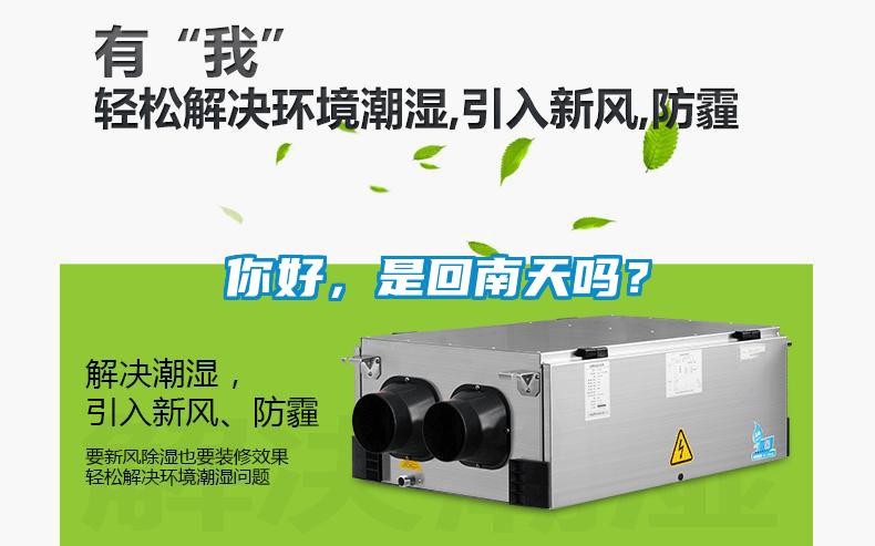 你好，是回南天吗？