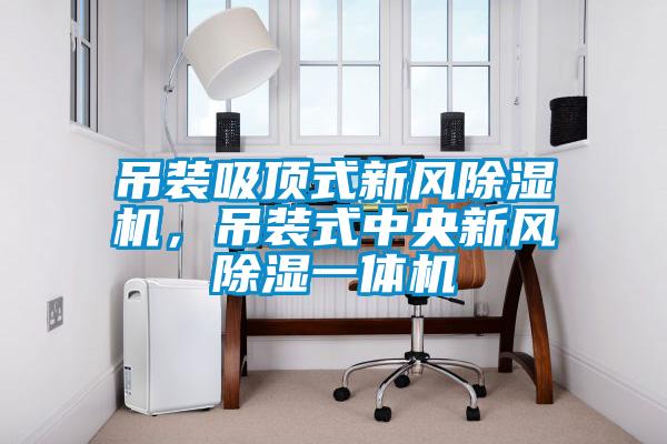 吊装吸顶式新风除湿机，吊装式中央新风除湿一体机