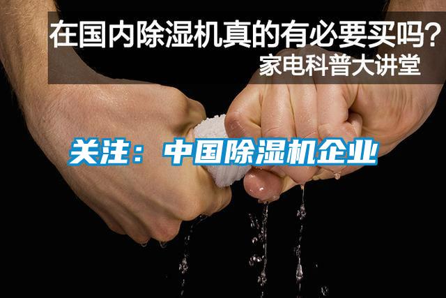 关注：中国除湿机企业