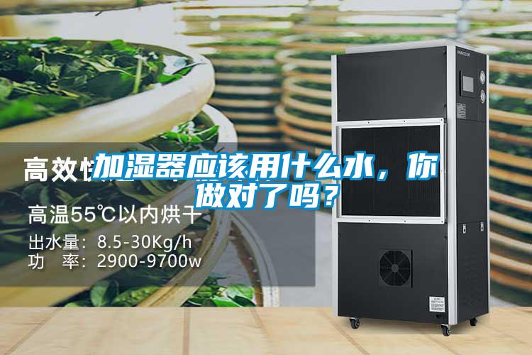 加湿器应该用什么水，你做对了吗？