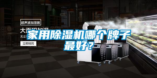 家用除湿机哪个牌子最好？