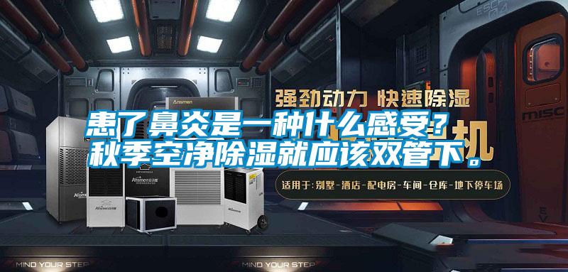 患了鼻炎是一种什么感受？ 秋季空净除湿就应该双管下。