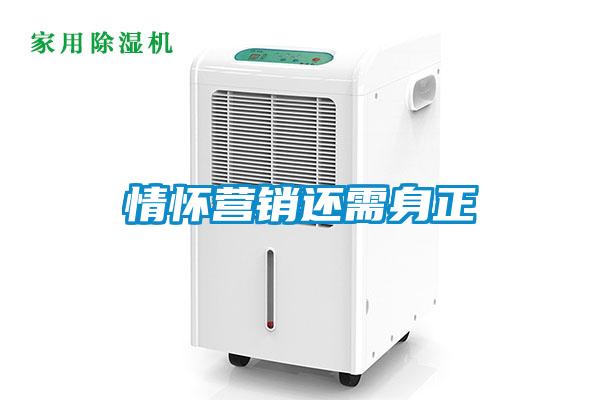 情怀营销还需身正