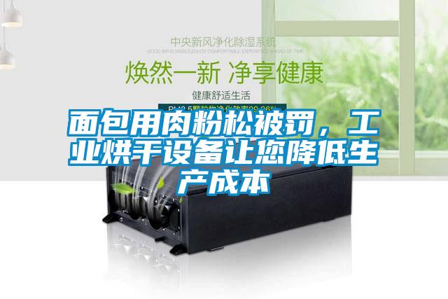 面包用肉粉松被罚，工业烘干设备让您降低生产成本