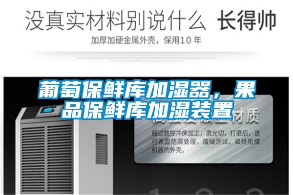 葡萄保鲜库加湿器，果品保鲜库加湿装置