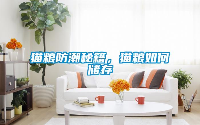 猫粮防潮秘籍，猫粮如何储存