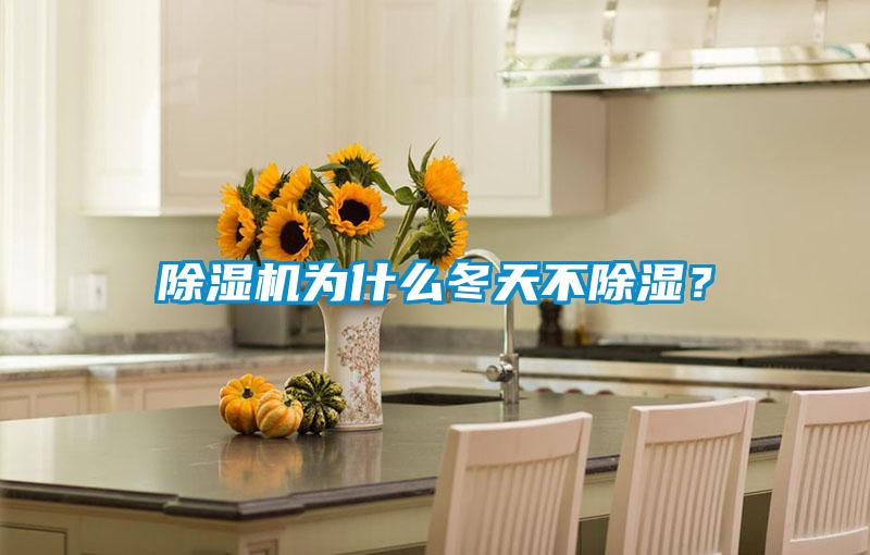 除湿机为什么冬天不除湿？