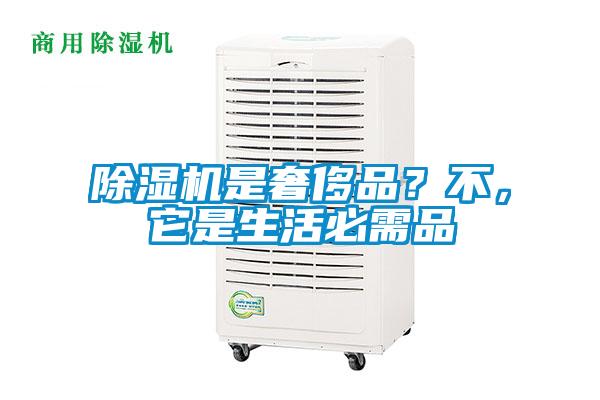除湿机是奢侈品？不，它是生活必需品