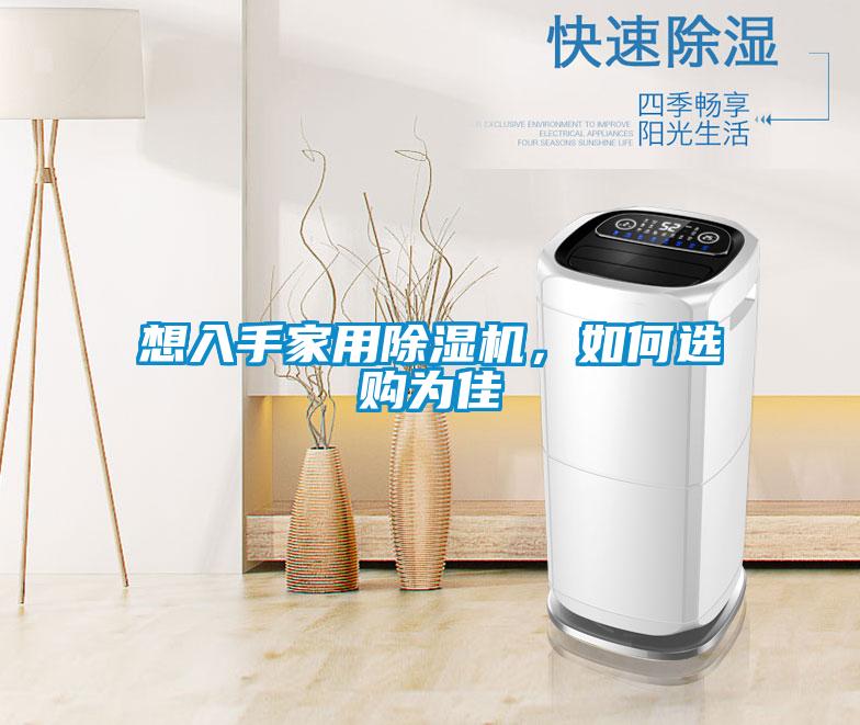 想入手家用除湿机，如何选购为佳