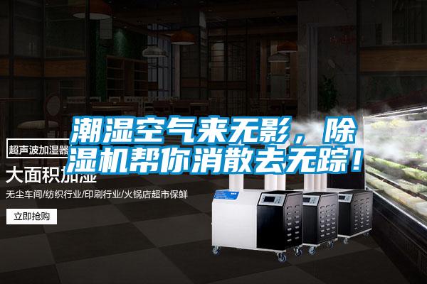 潮湿空气来无影，除湿机帮你消散去无踪！