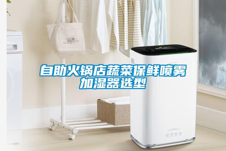 自助火锅店蔬菜保鲜喷雾加湿器选型