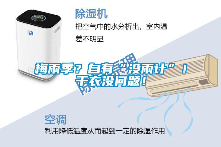 梅雨季？自有“没雨计”！干衣没问题！