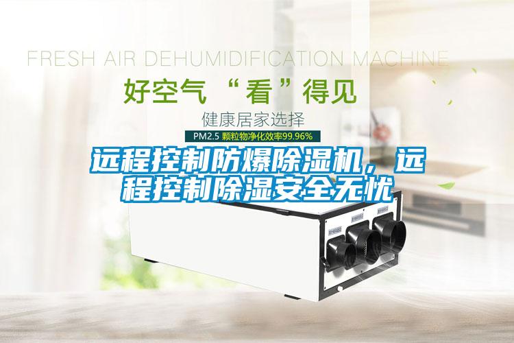 远程控制防爆除湿机，远程控制除湿安全无忧