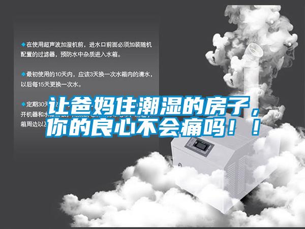 让爸妈住潮湿的房子，你的良心不会痛吗！！