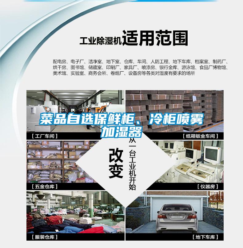 菜品自选保鲜柜、冷柜喷雾加湿器