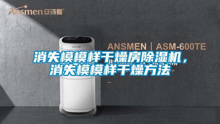 消失模模样干燥房除湿机，消失模模样干燥方法