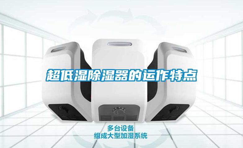 超低湿除湿器的运作特点