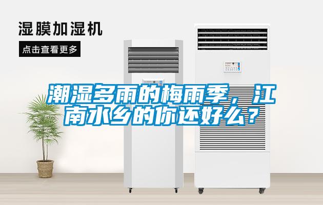 潮湿多雨的梅雨季，江南水乡的你还好么？