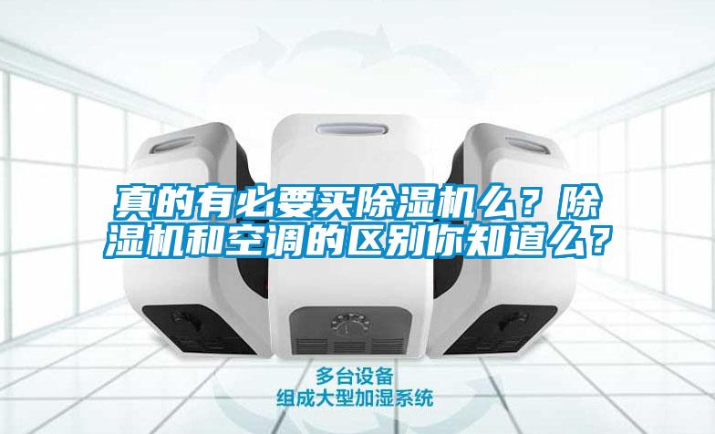 真的有必要买除湿机么？除湿机和空调的区别你知道么？