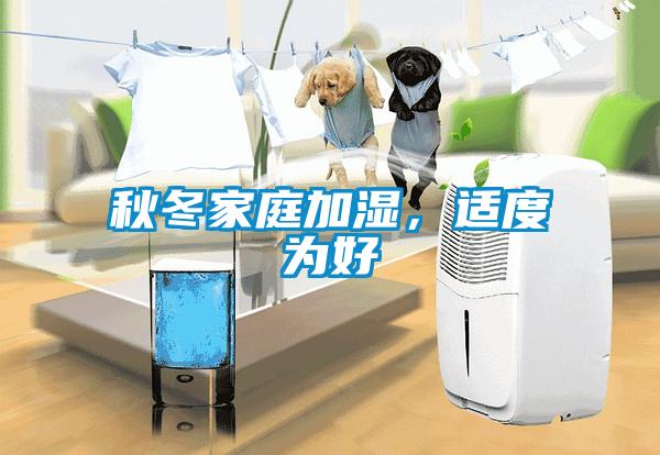 秋冬家庭加湿，适度为好