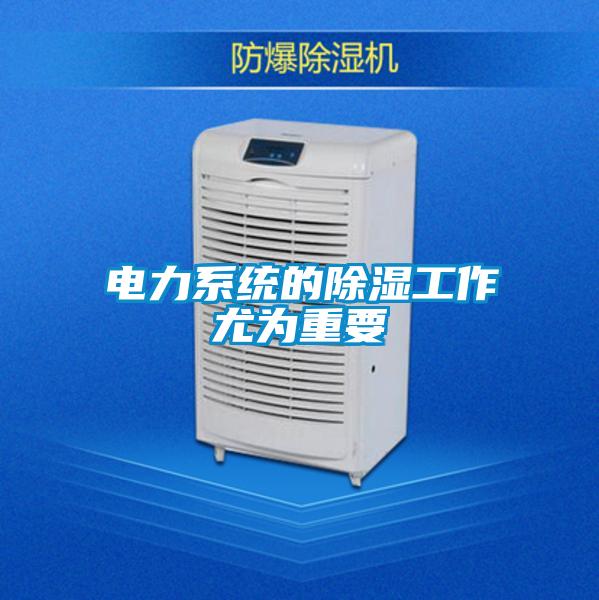 电力系统的除湿工作尤为重要