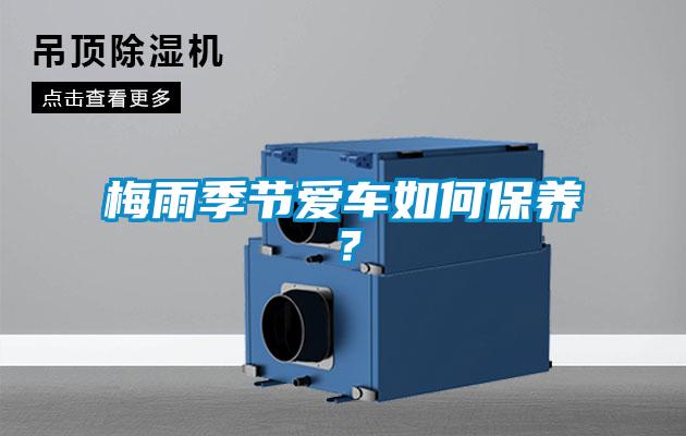 梅雨季节爱车如何保养?