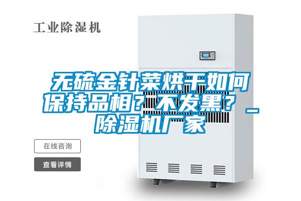 无硫金针菜烘干如何保持品相？不发黑？_除湿机厂家