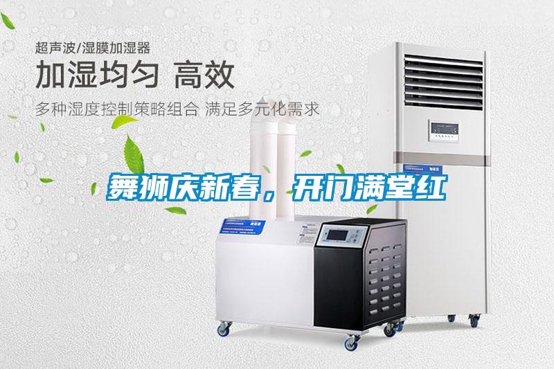 舞狮庆新春，开门满堂红