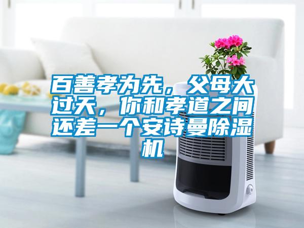 百善孝为先，父母大过天，你和孝道之间还差一个安诗曼除湿机