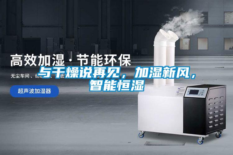 与干燥说再见，加湿新风，智能恒湿
