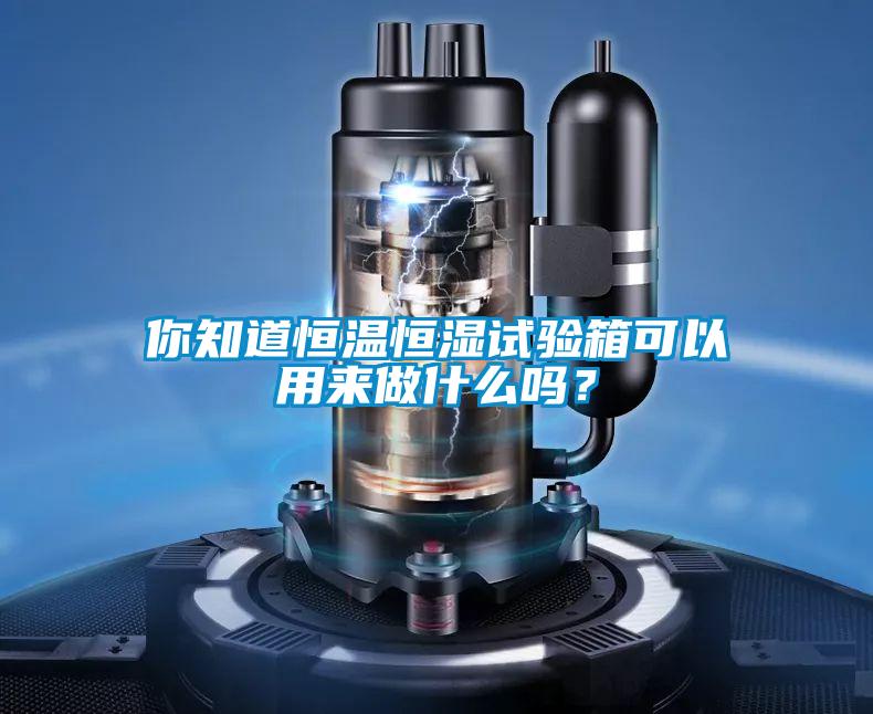你知道恒温恒湿试验箱可以用来做什么吗？