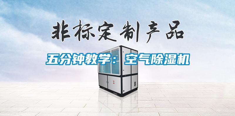 五分钟教学:空气除湿机