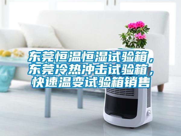 东莞恒温恒湿试验箱，东莞冷热冲击试验箱，快速温变试验箱销售