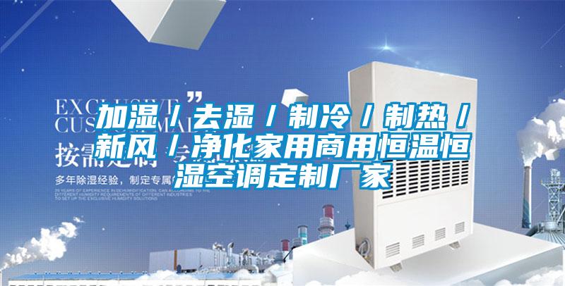加湿/去湿/制冷/制热/新风/净化家用商用恒温恒湿空调定制厂家