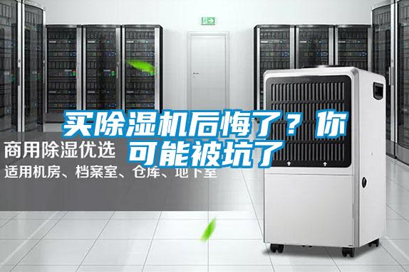 买除湿机后悔了？你可能被坑了