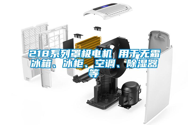 218系列罩极电机 用于无霜冰箱、冰柜、空调、除湿器等