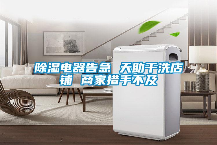 除湿电器告急 天助干洗店铺 商家措手不及
