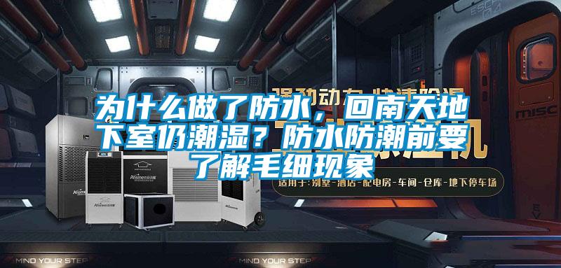 为什么做了防水，回南天地下室仍潮湿？防水防潮前要了解毛细现象