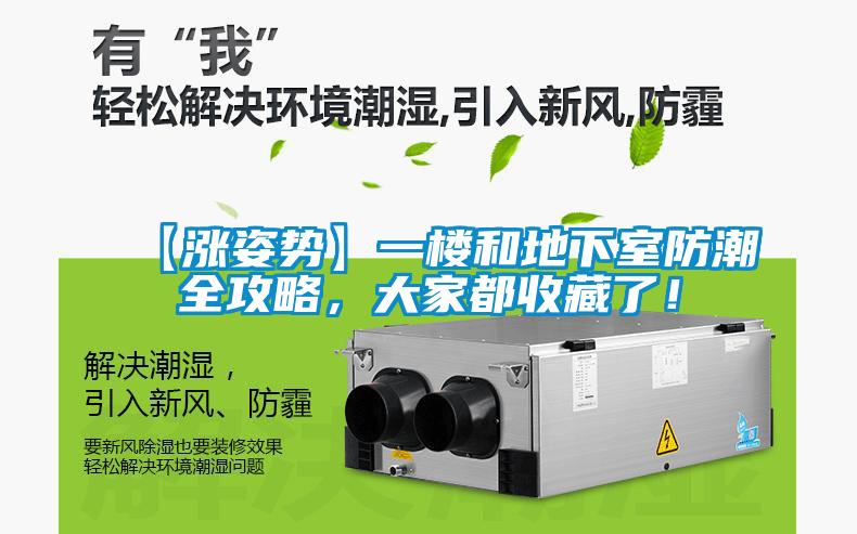 【涨姿势】一楼和地下室防潮全攻略，大家都收藏了！