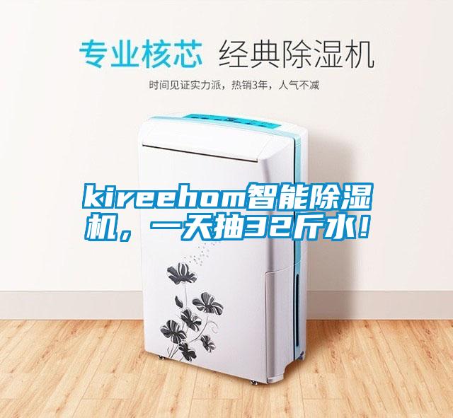 kireehom智能除湿机，一天抽32斤水！