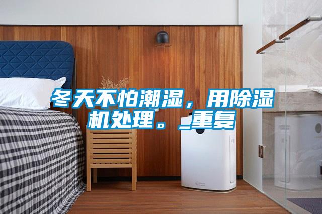 冬天不怕潮湿，用除湿机处理。_重复