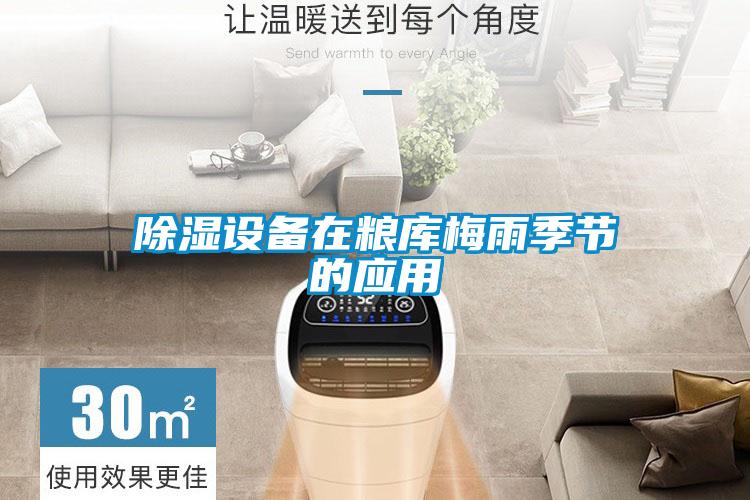 除湿设备在粮库梅雨季节的应用