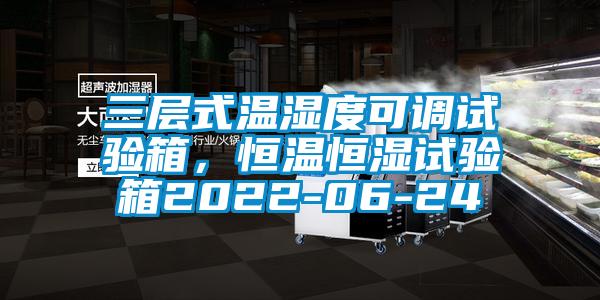 三层式温湿度可调试验箱，恒温恒湿试验箱2022-06-24