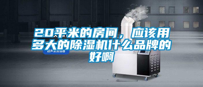 20平米的房间，应该用多大的除湿机什么品牌的好啊
