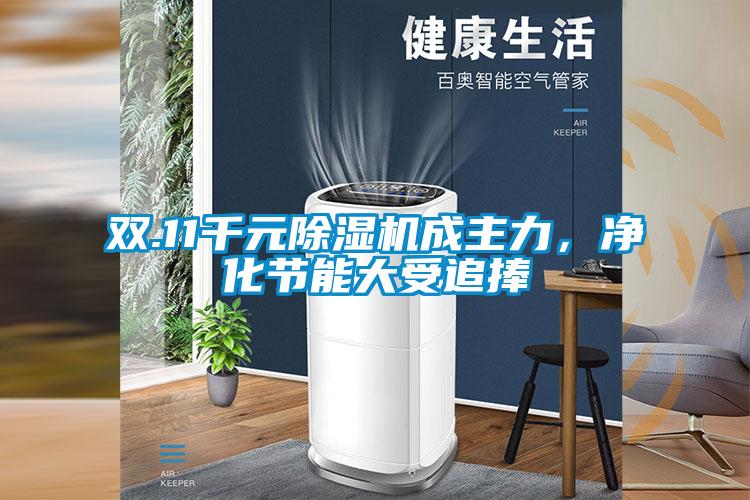 双.11千元除湿机成主力，净化节能大受追捧